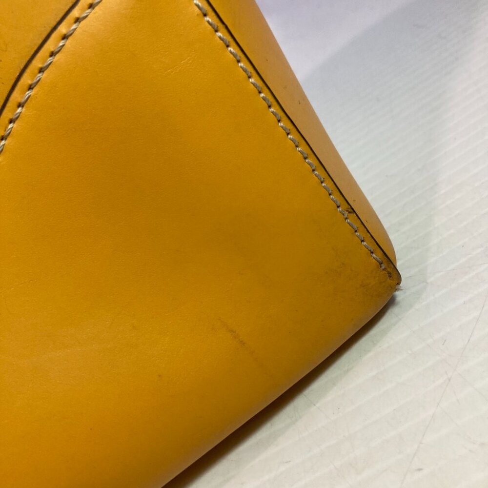 DOONEY & BOURKE Beacon Zip Tote Dandelion Yellow European Vacchetta Leather - Picture 10 of 16
